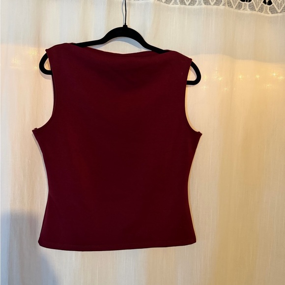 Banana Republic Rich Burgundy Tank Top - Picture 1 of 6